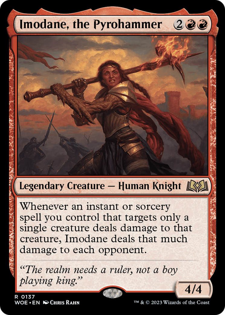 Imodane, the Pyrohammer (137) Foil - Wilds of Eldraine