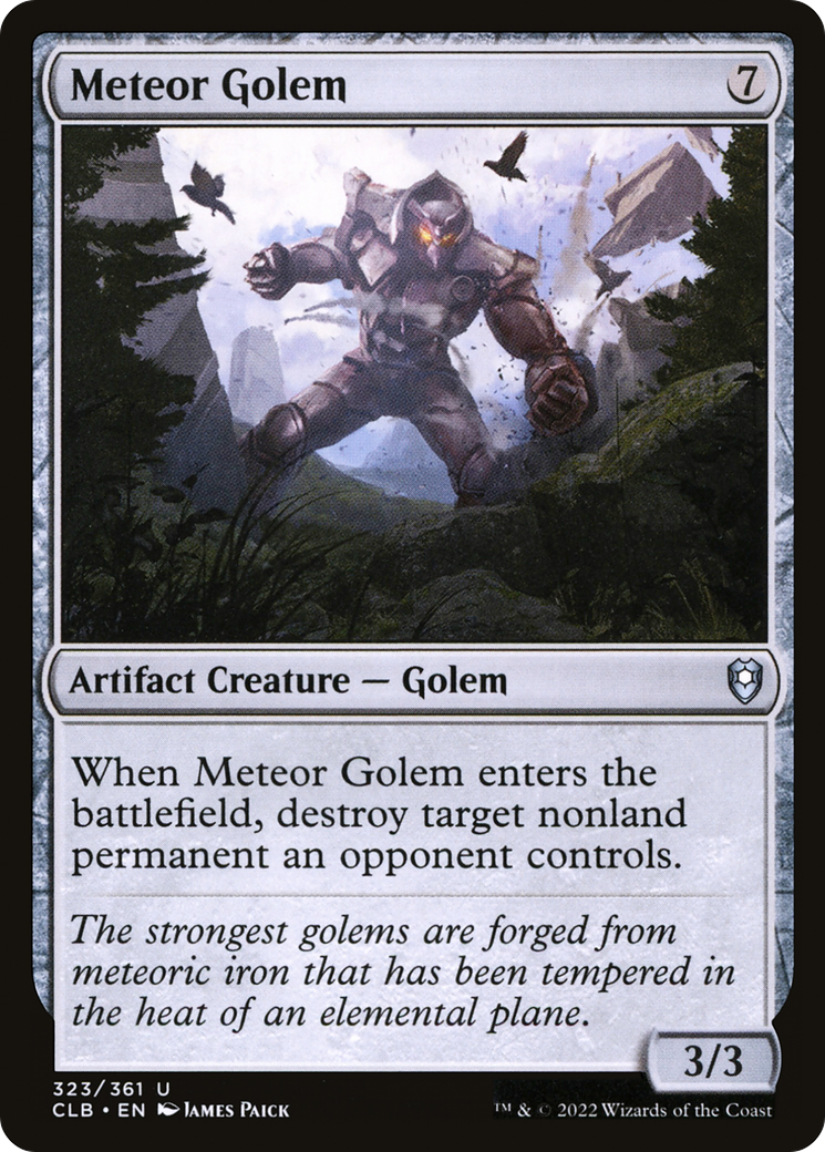 Meteor Golem (323) - Commander Legends: Battle for Baldur's Gate