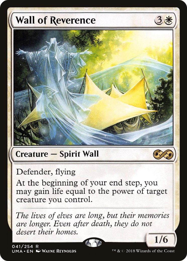 Wall of Reverence (041) Foil - Ultimate Masters