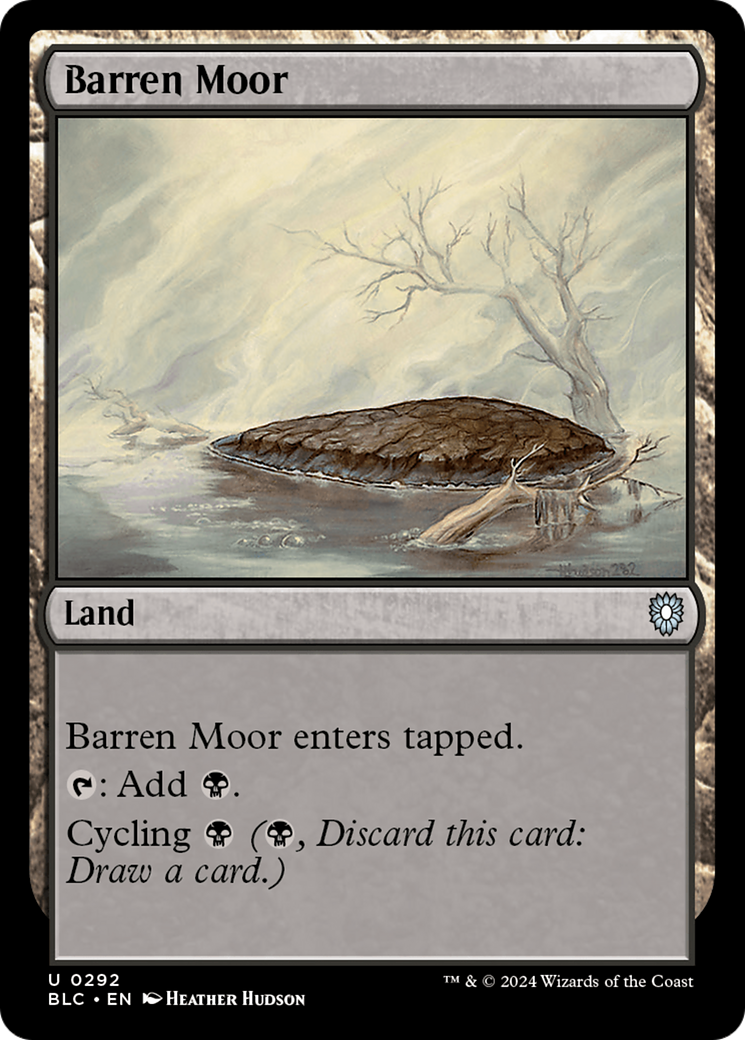 Barren Moor (292) - Bloomburrow Commander
