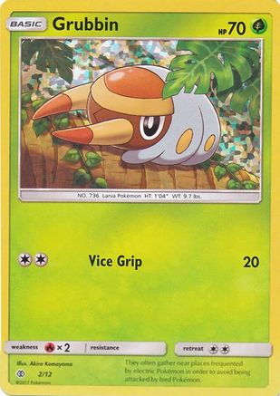 Grubbin - 2/12 (2) Holofoil - McDonalds Promos 2017