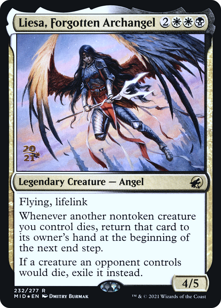 Liesa, Forgotten Archangel (232s) Foil - Innistrad: Midnight Hunt Promos