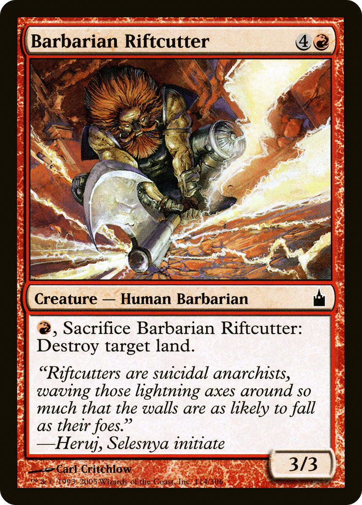 Barbarian Riftcutter (114) - Ravnica: City of Guilds
