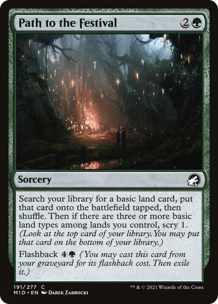 Path to the Festival (191) Foil - Innistrad: Midnight Hunt