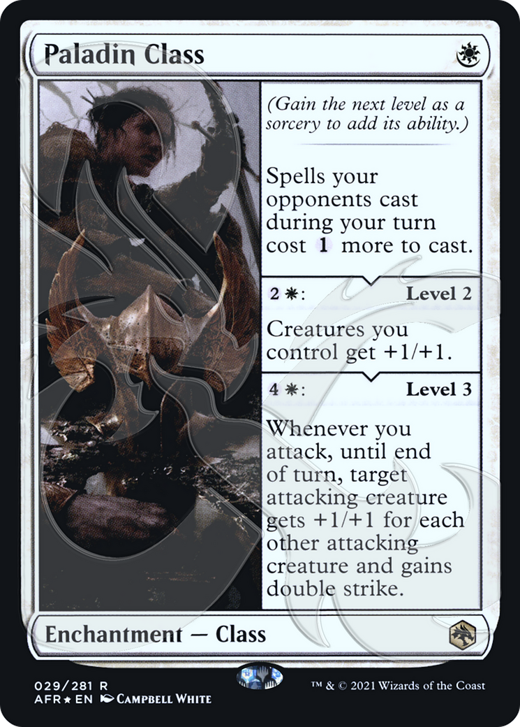 Paladin Class (029) Foil - Adventures in the Forgotten Realms Promos