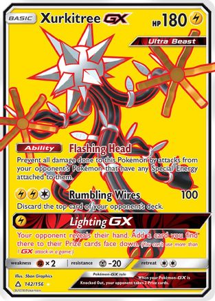 Xurkitree GX (Full Art) (142) Holofoil - SM Ultra Prism