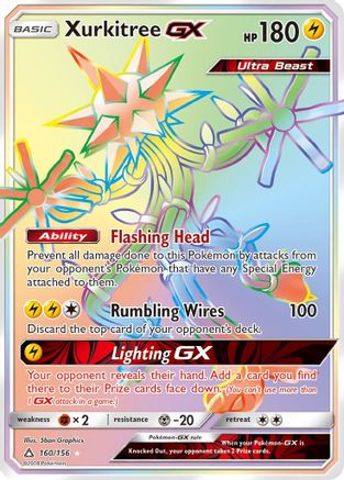 Xurkitree GX (Secret Rare) (160) Holofoil - SM Ultra Prism