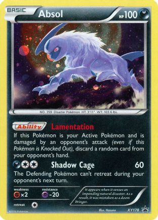 Absol - XY178 (XY178) Holofoil - XY Promos