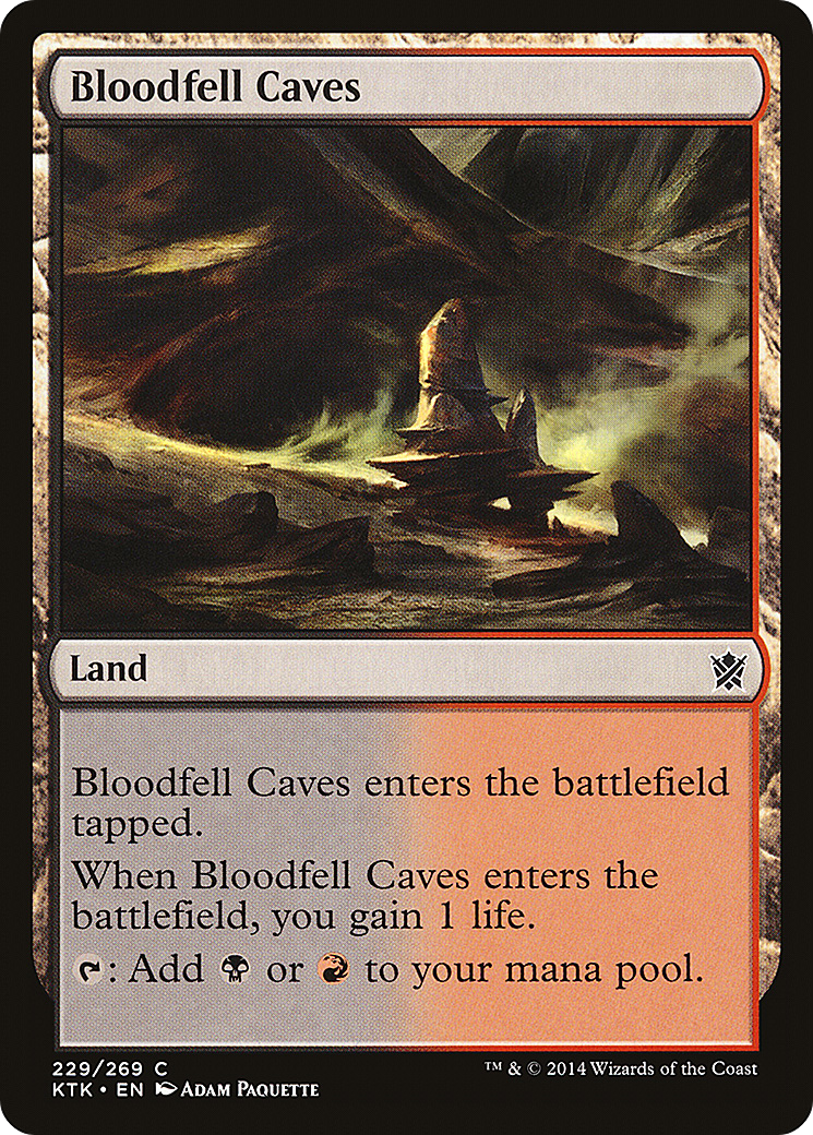 Bloodfell Caves (229) - Khans of Tarkir
