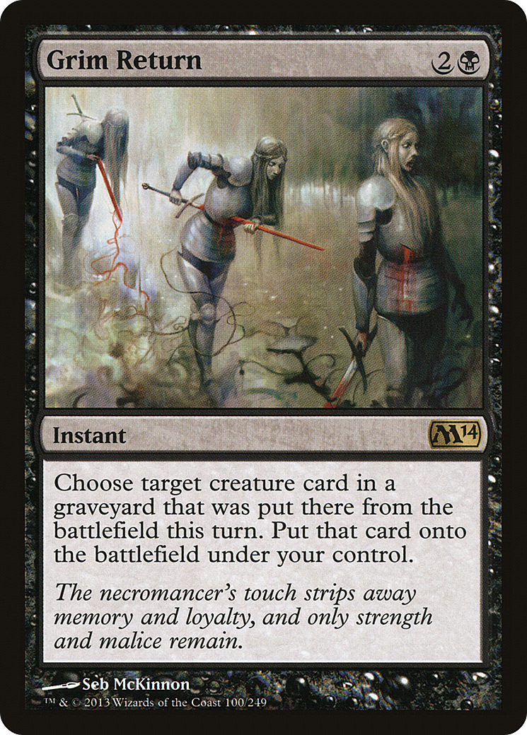 Grim Return (100) Foil - Magic 2014