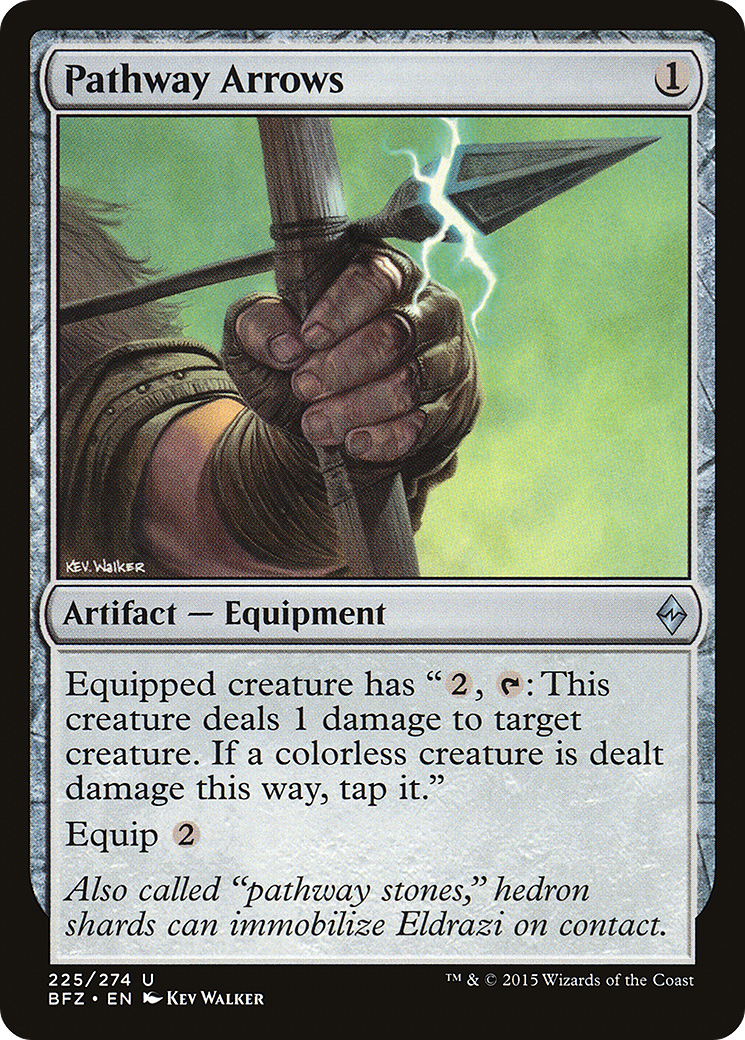 Pathway Arrows (225) Foil - Battle for Zendikar