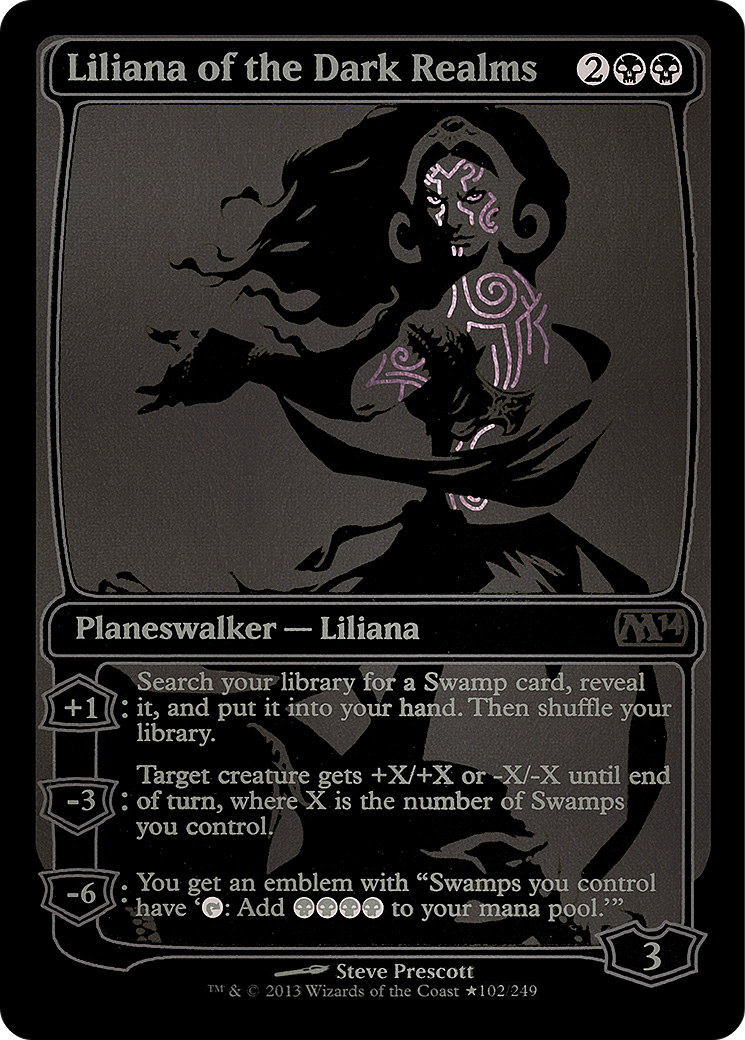 Liliana of the Dark Realms (SDCC 2013 Exclusive) (102) Foil - San Diego Comic-Con 2013