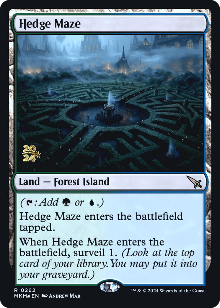 Hedge Maze (262) Foil - Murders at Karlov Manor Promos