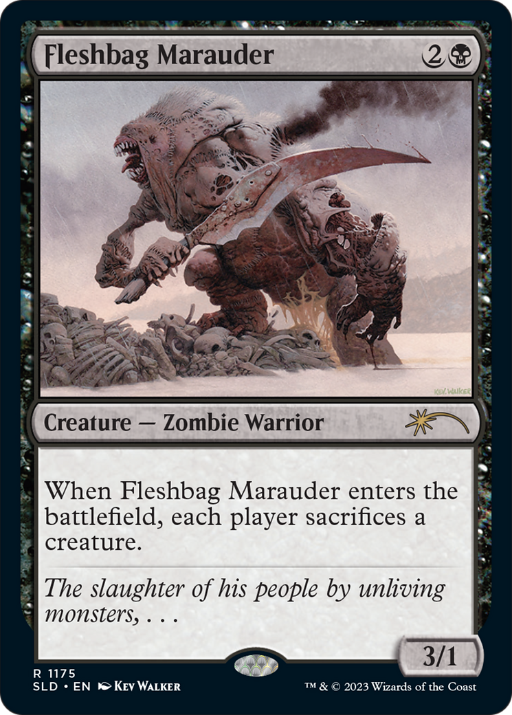 Fleshbag Marauder (1175) Foil - Secret Lair Drop