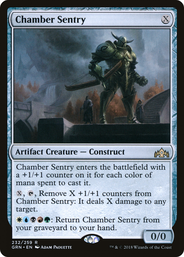 Chamber Sentry (232) Foil - Guilds of Ravnica