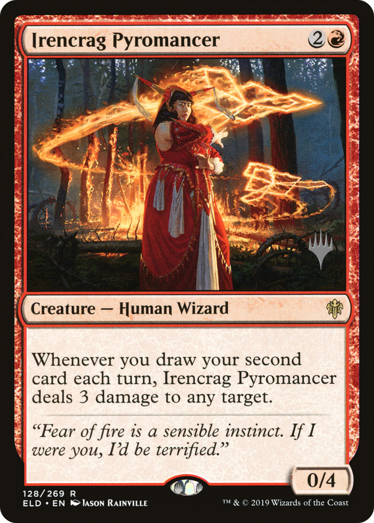 Irencrag Pyromancer (128) - Throne of Eldraine Promos
