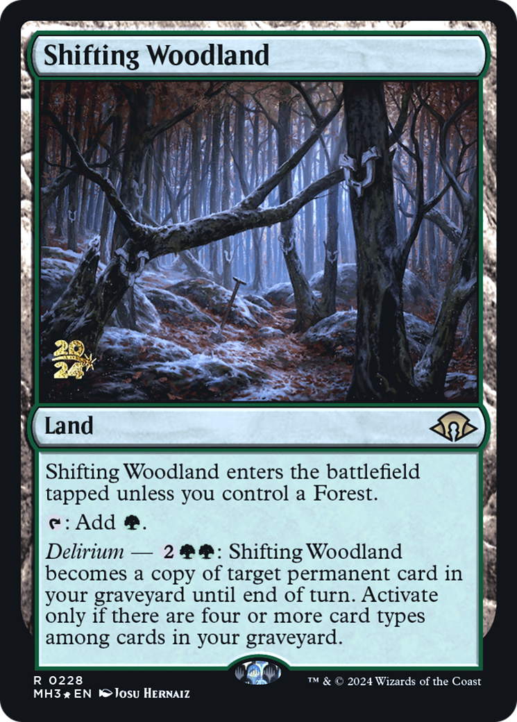 Shifting Woodland (228) Foil - Modern Horizons 3 Promos