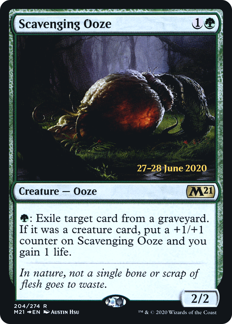 Scavenging Ooze (M21) (204) Foil - Core Set 2021 Promos