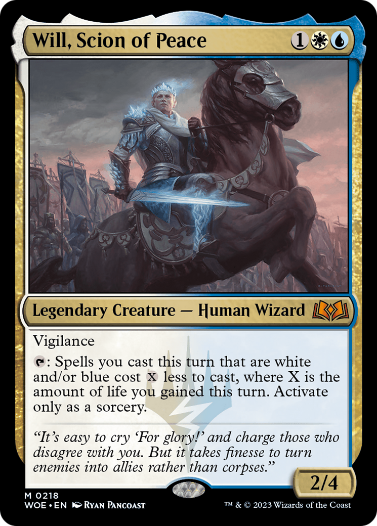 Will, Scion of Peace (218) Foil - Wilds of Eldraine