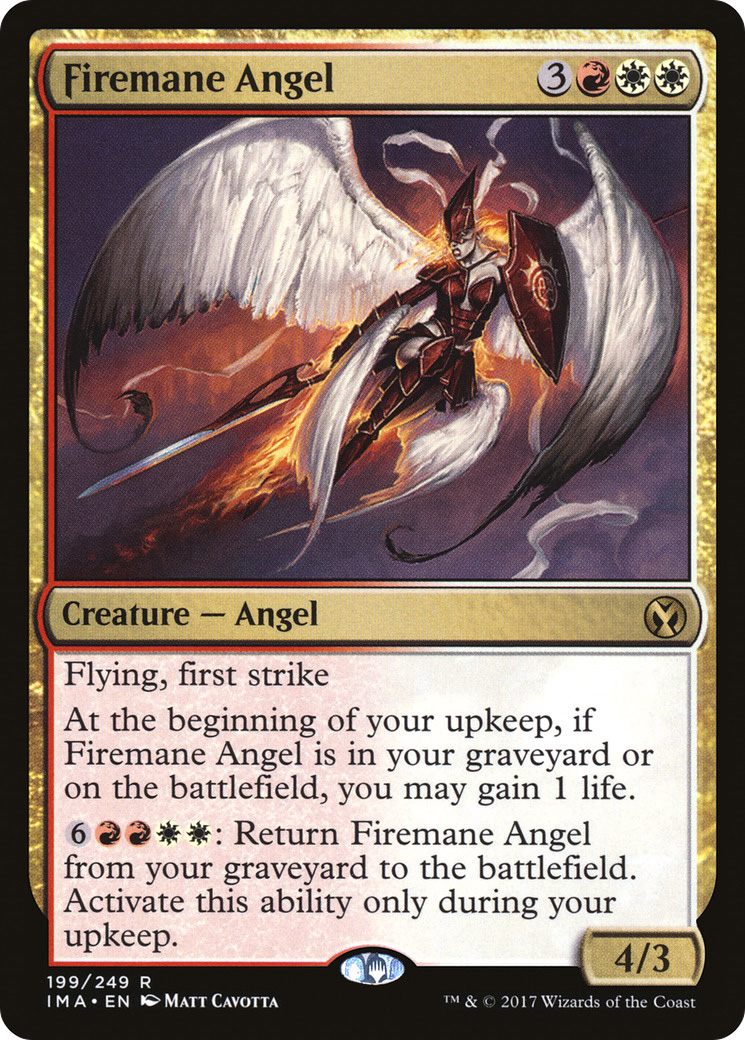 Firemane Angel (199) - Iconic Masters