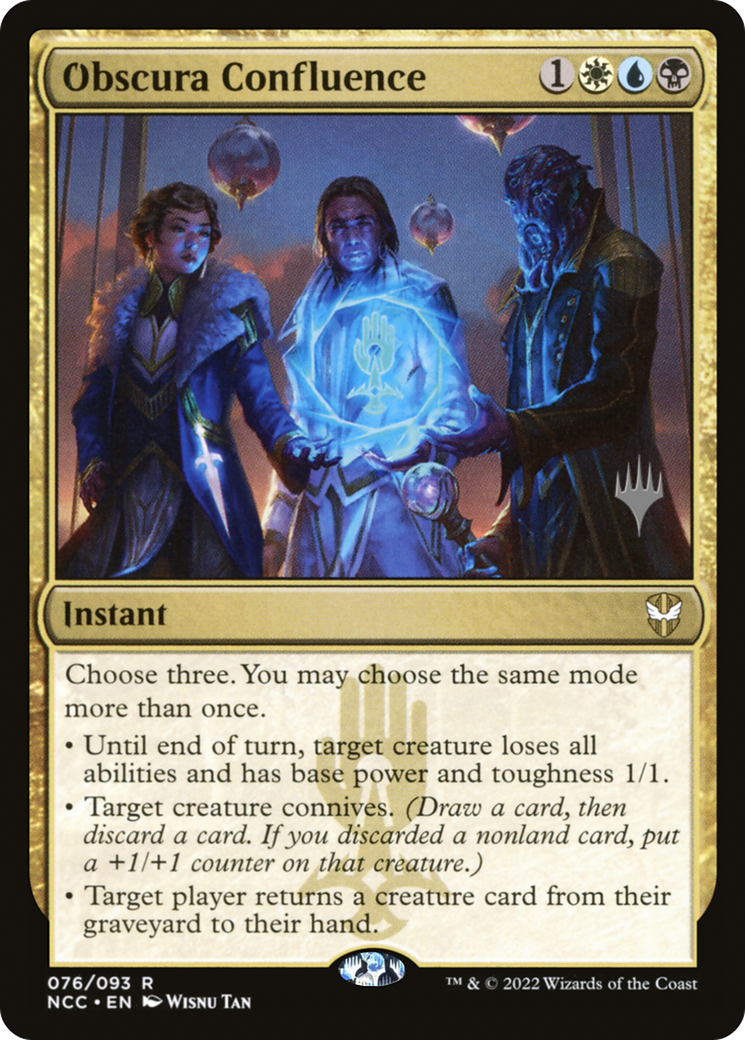 Obscura Confluence (076) Foil - New Capenna Commander Promos