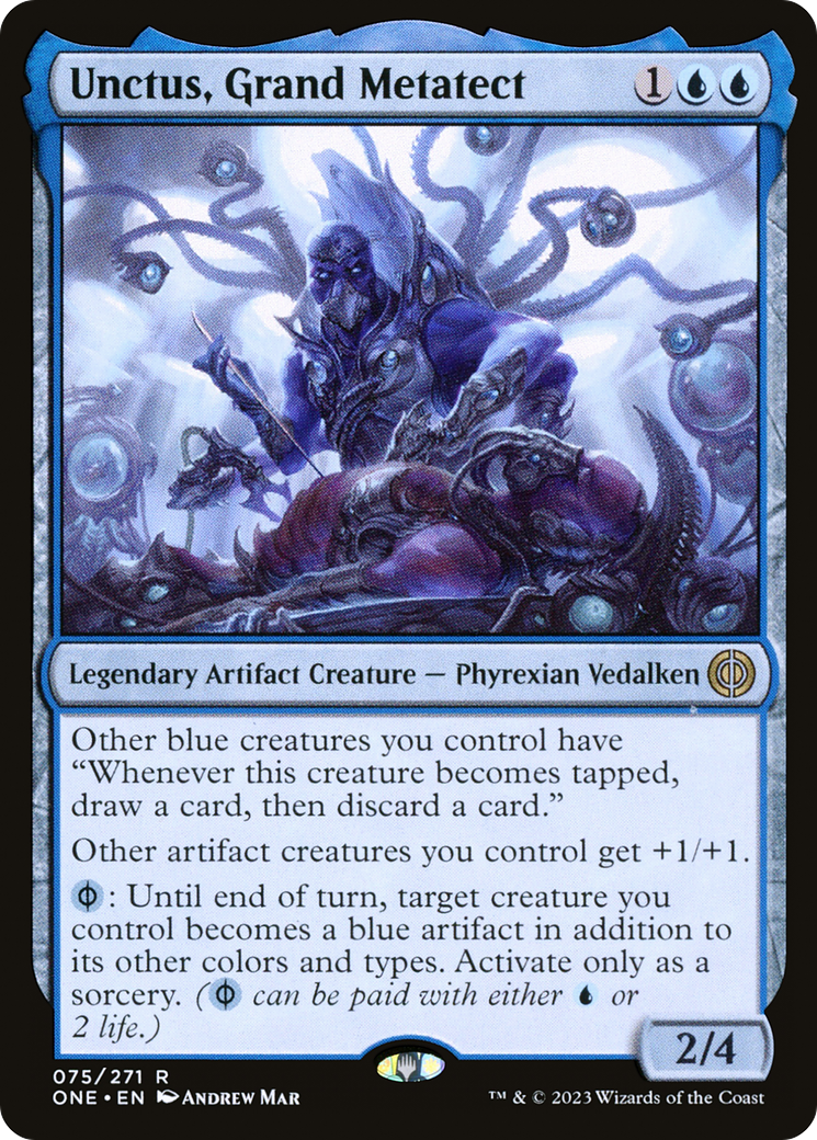 Unctus, Grand Metatect (075) - Phyrexia: All Will Be One