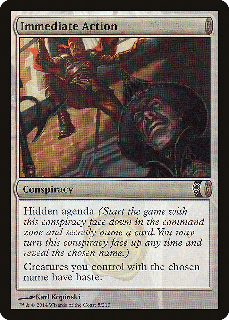 Immediate Action (005) Foil - Conspiracy