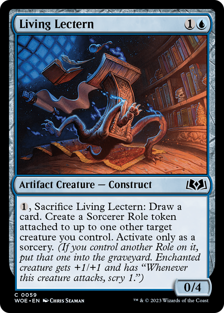 Living Lectern (059) Foil - Wilds of Eldraine
