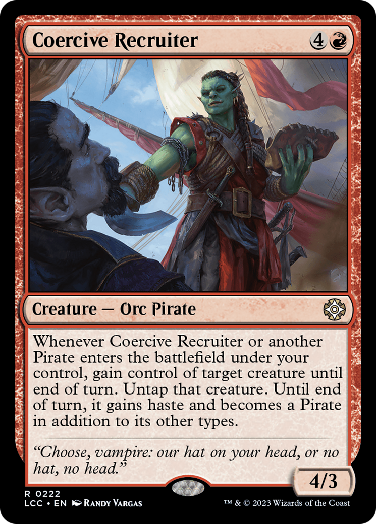 Coercive Recruiter (222) - The Lost Caverns of Ixalan Commander