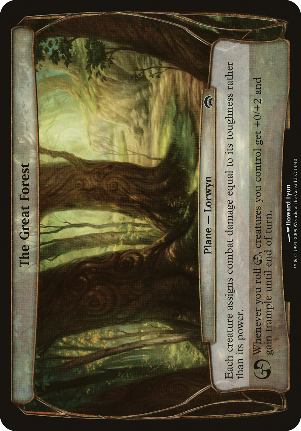 The Great Forest (014) - Planechase Planes