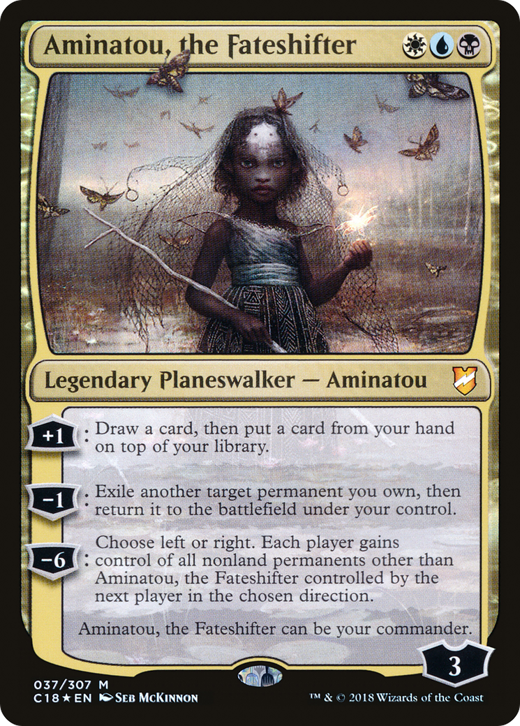Aminatou, the Fateshifter (037) Foil - Commander 2018
