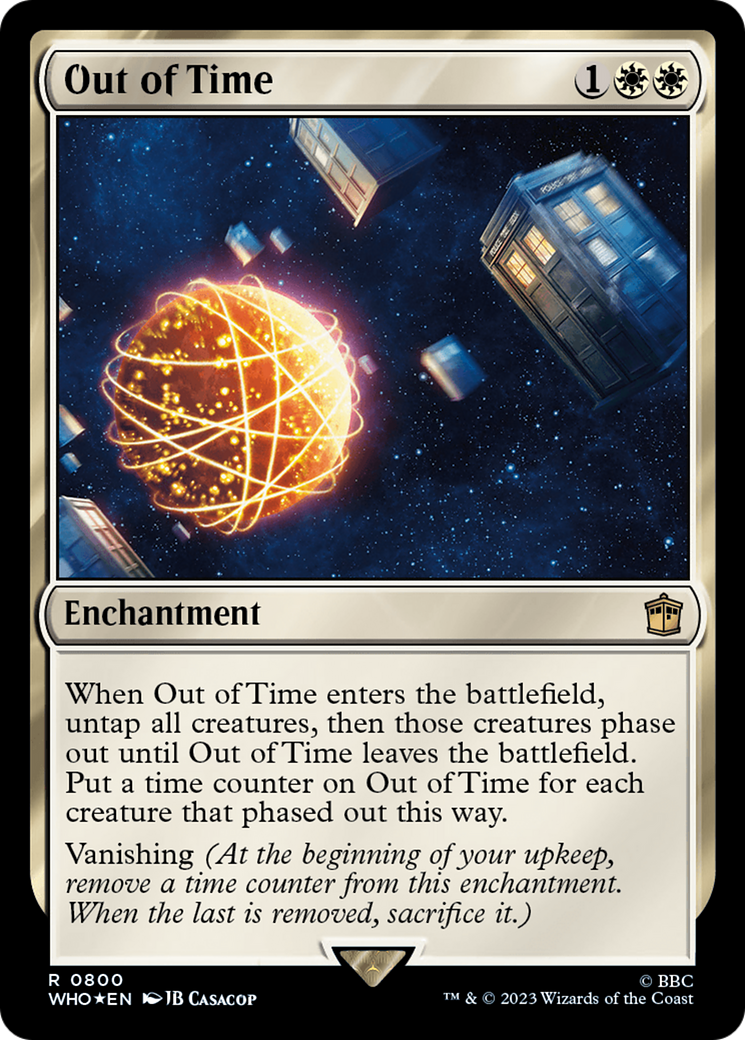 Out of Time (800) Foil - Doctor Who