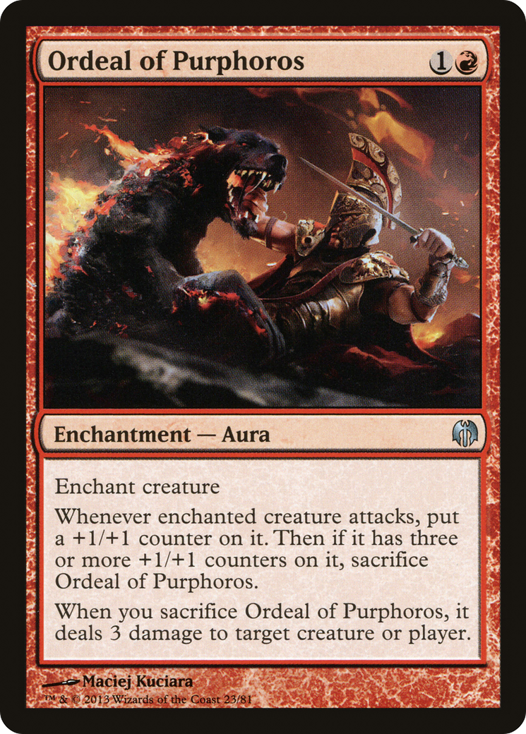 Ordeal of Purphoros (023) - Duel Decks: Heroes vs. Monsters