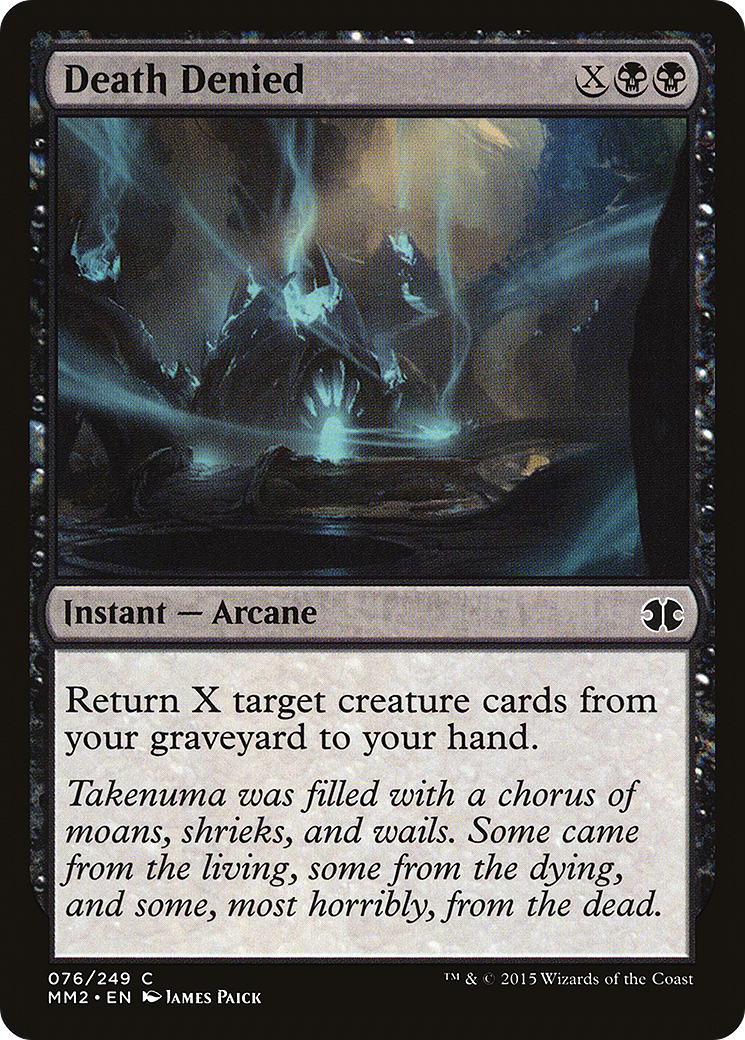 Death Denied (076) Foil - Modern Masters 2015