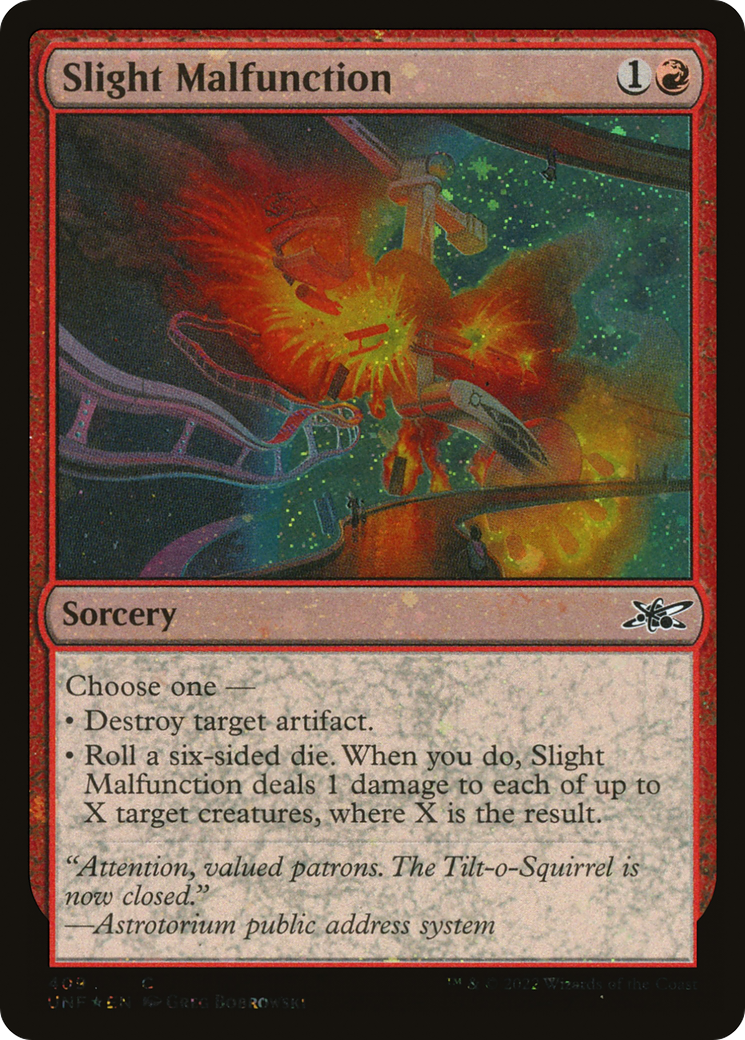 Slight Malfunction (Galaxy Foil) (409) Foil - Unfinity