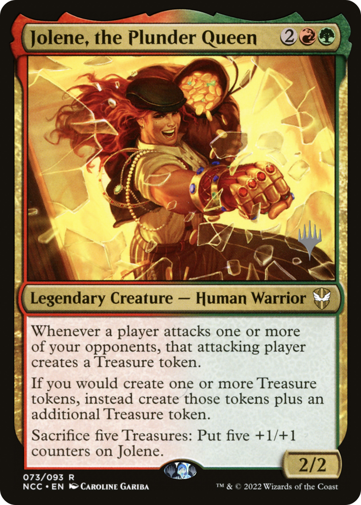 Jolene, the Plunder Queen (73p) Foil - New Capenna Commander Promos