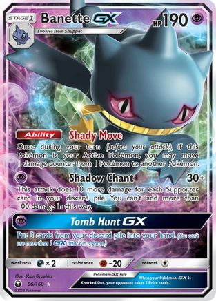 Banette GX (66) Holofoil - SM Celestial Storm