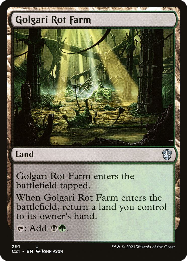 Golgari Rot Farm (291) - Commander 2021