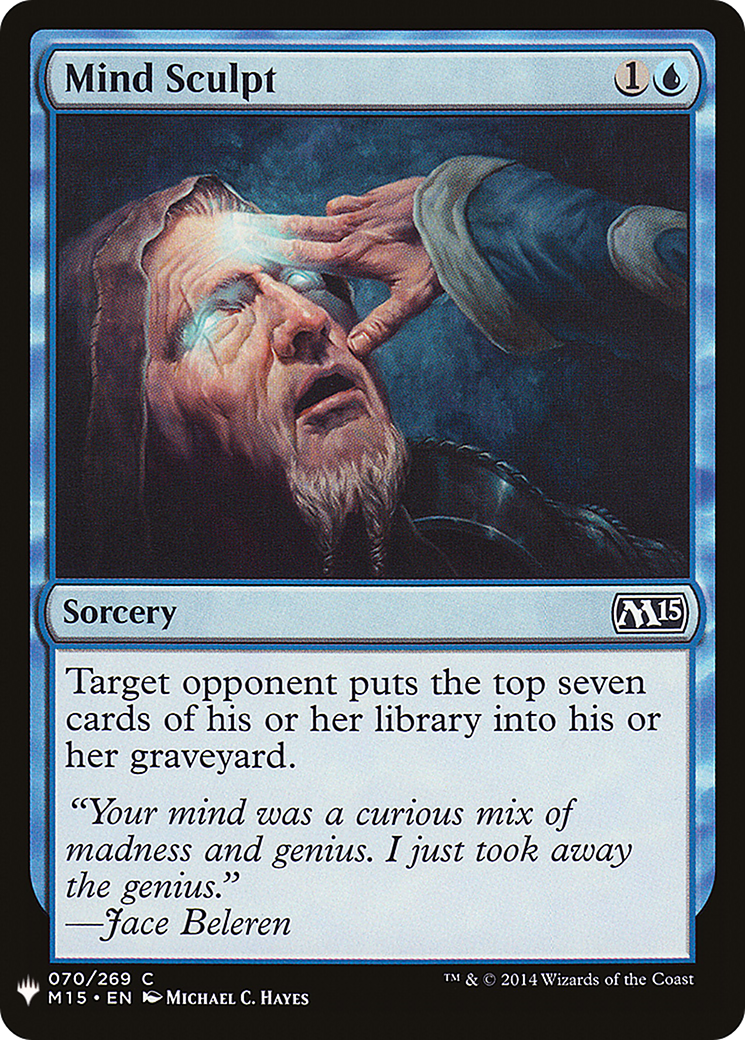 Mind Sculpt (M15-70) - The List