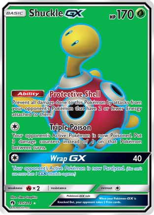 Shuckle GX (Full Art) (195) Holofoil - SM Lost Thunder