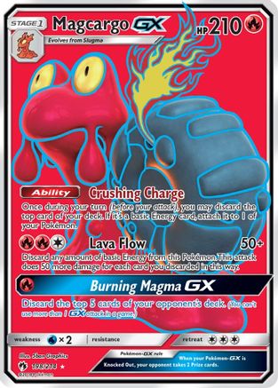 Magcargo GX (Full Art) (198) Holofoil - SM Lost Thunder