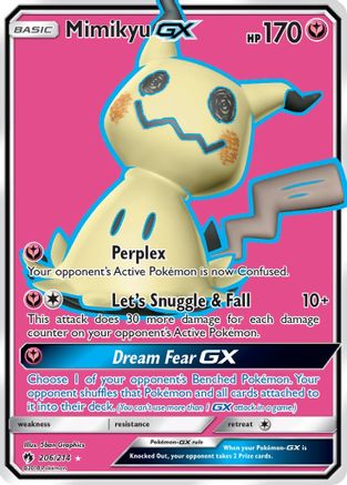 Mimikyu GX (Full Art) (206) Holofoil - SM Lost Thunder