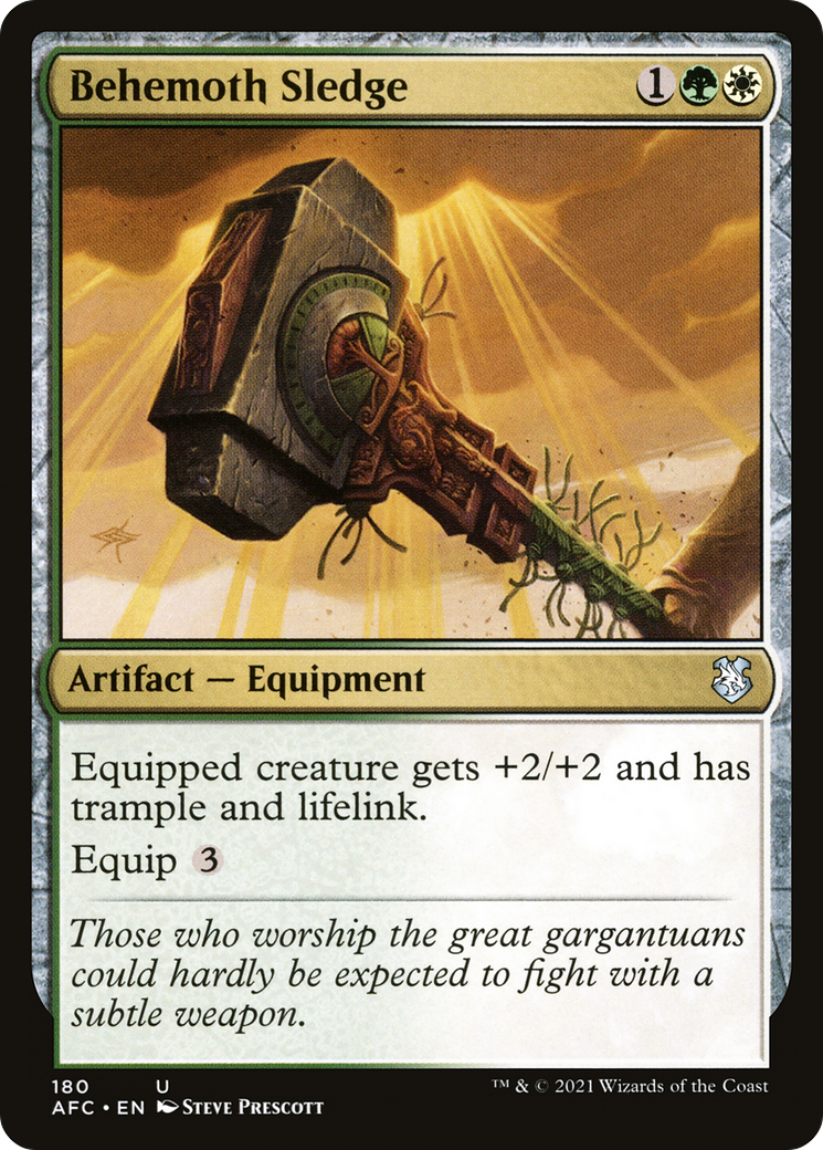 Behemoth Sledge (180) - Forgotten Realms Commander