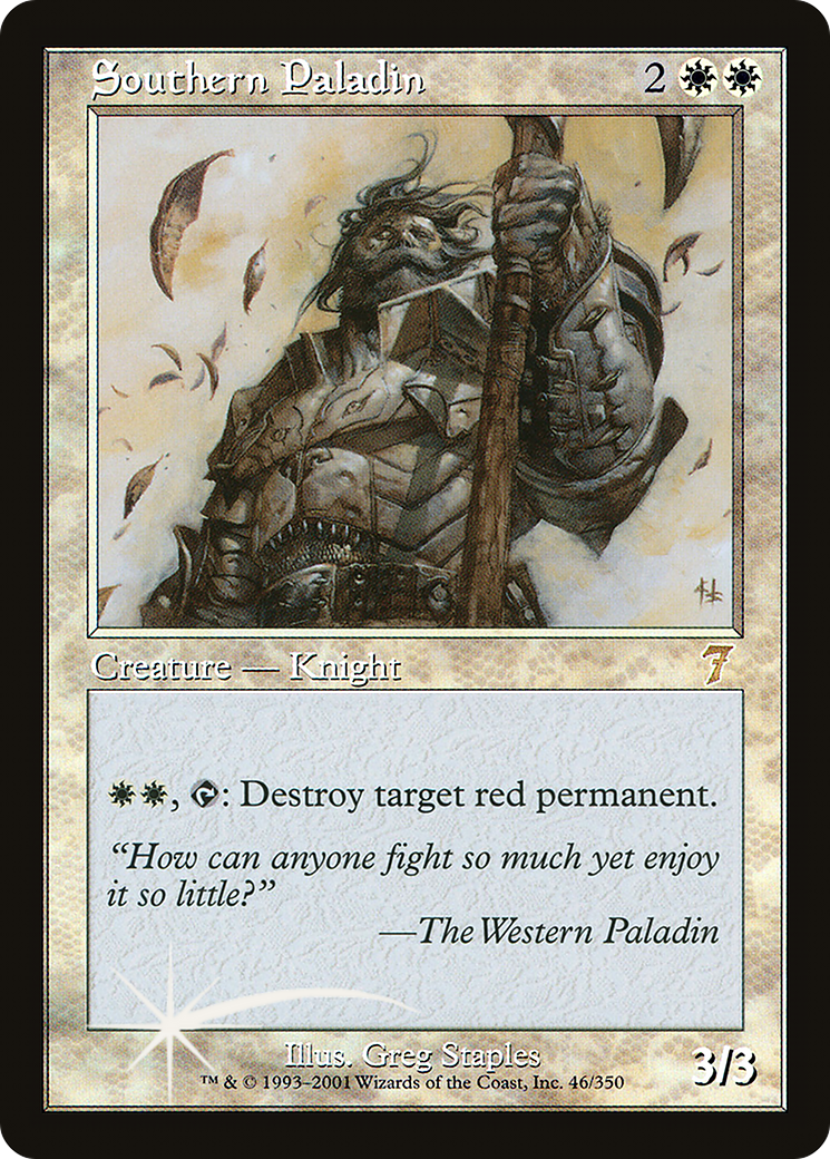 Southern Paladin (046) - Seventh Edition