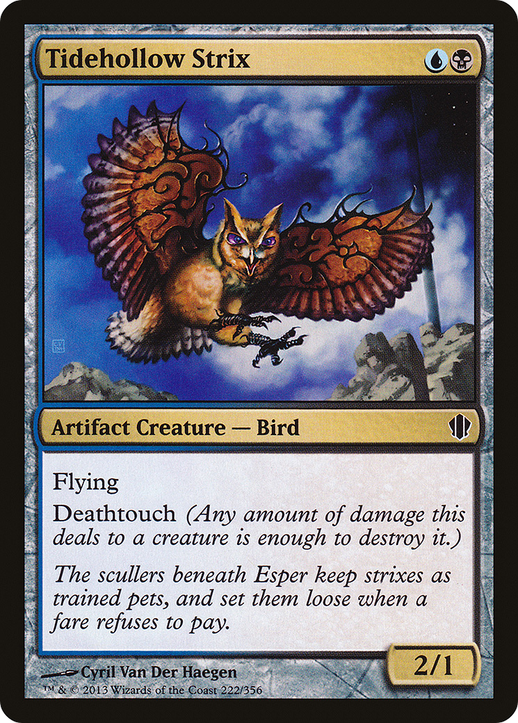 Tidehollow Strix (222) - Commander 2013