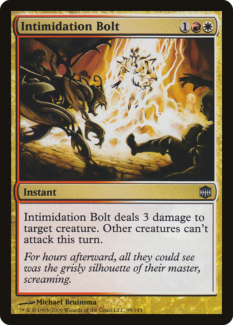 Intimidation Bolt (099) - Alara Reborn