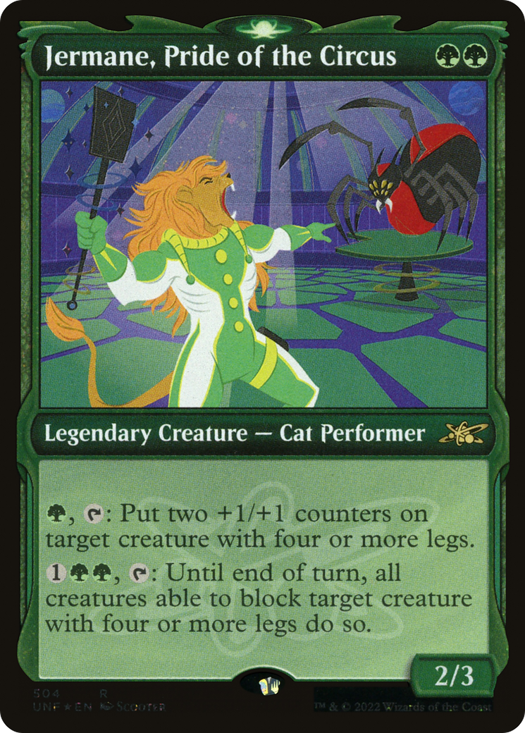 Jermane, Pride of the Circus (Showcase) (504) Foil - Unfinity