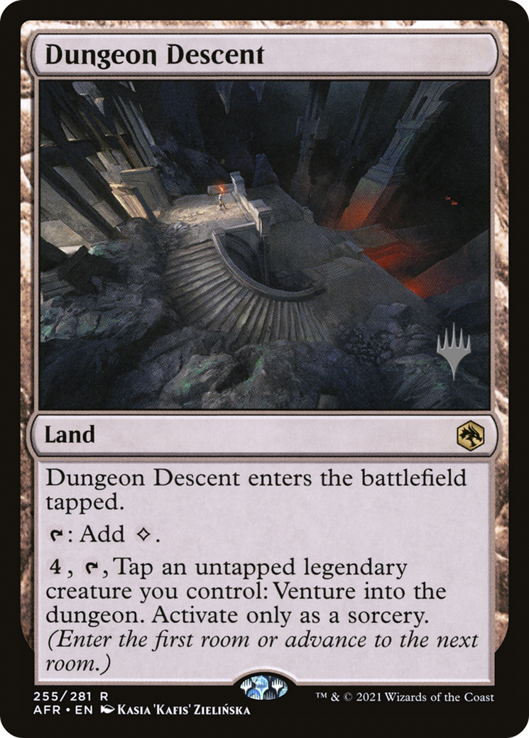 Dungeon Descent (255p) Foil - Adventures in the Forgotten Realms Promos