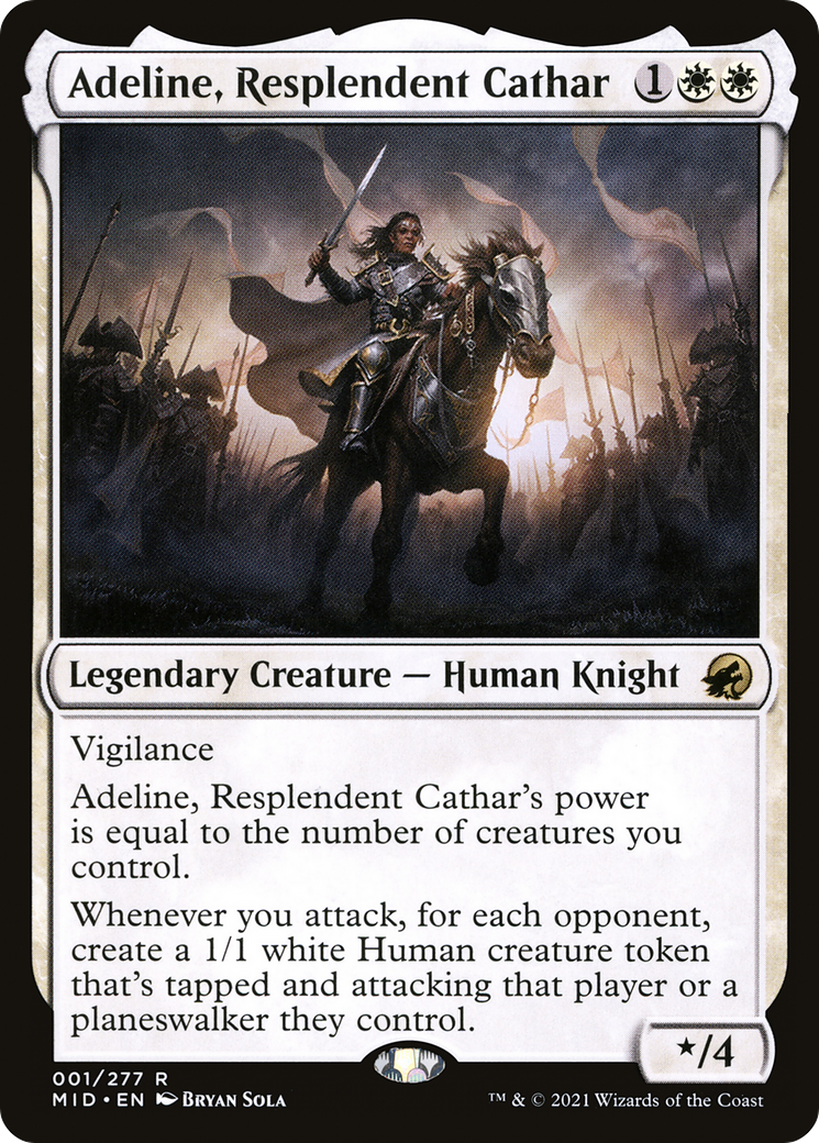 Adeline, Resplendent Cathar (001) - Innistrad: Midnight Hunt