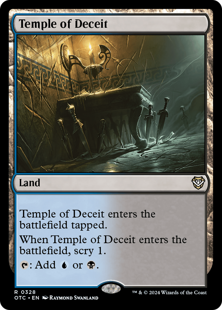 Temple of Deceit (328) - Outlaws of Thunder Junction Commander